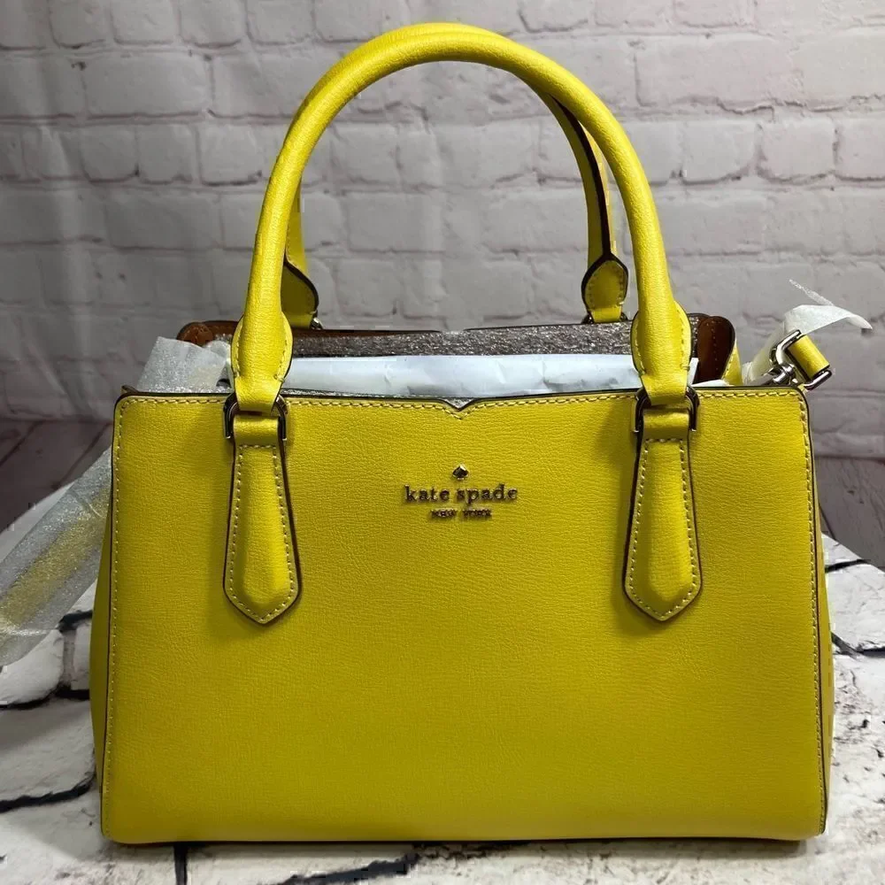 KATE SPADE TIPPY SMALL LEATHER SATCHEL BAG NWT
